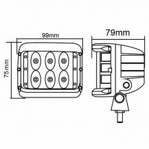 Obrázek k výrobku 62165 - LED pracovní světlo 10-30V 36W 2800 LM