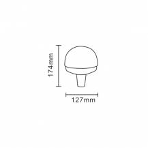 Obrázek k výrobku 34462 - LED zábleskový maják 12-24V, na tyčový držák