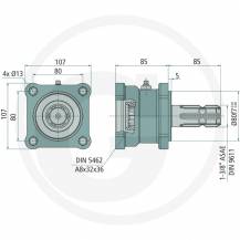 Obrázek k výrobku 73793 - Ložisko čerpadla - 1.3/8 6- dílný