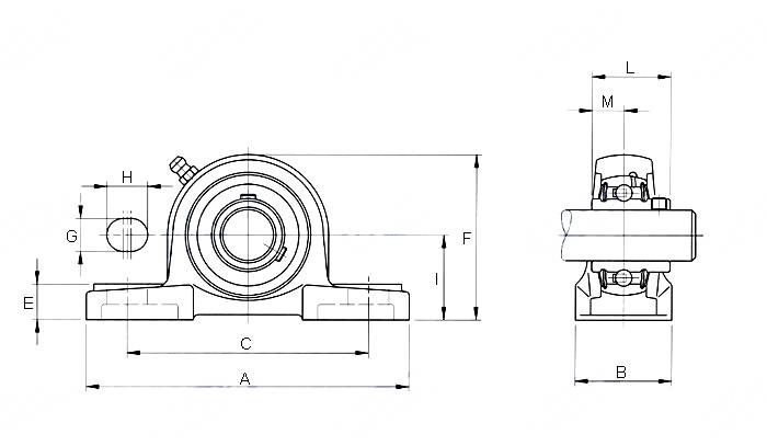 Obrázek k výrobku 0 - Ložiskový domek  UCP 205