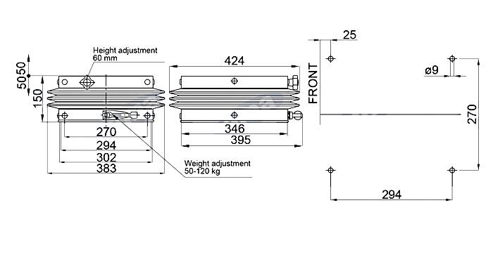 Obrázek k výrobku 0 - Mechanické odpružení sedačky