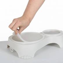 Obrázek k výrobku 76628 - miska na krmivo SALLY 1,0+0,28L - cappuccino