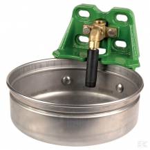 Obrázek k výrobku 85261 - Misková napáječka s trubkovým ventilem, nerez
