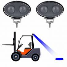 Obrázek k výrobku 62085 - Modré pracovní světlo LED 10-100V 10W