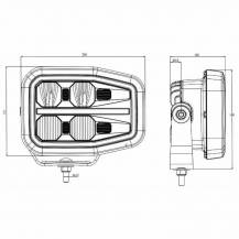Obrázek k výrobku 62157 - Multifunkční levé přední LED světlo 12/24V