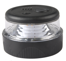 Obrázek k výrobku 62664 - Nabíjecí mini LED výstražná světla (V16). Funkce: Pětinásobné blikání (V16), otáčení, jantarové blikání SOS, bílé pracovní světlo