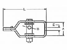 Obrázek k výrobku 58081 - Napínač lana plotový 80mm