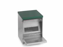 Obrázek k výrobku 121919 - Nášlapné žlabové krmítko pro slepice pozinkované GAUN 11345 - 5 kg