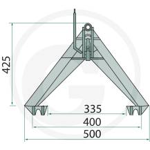 Obrázek k výrobku 31136 - Nosný trojúhelník komunální