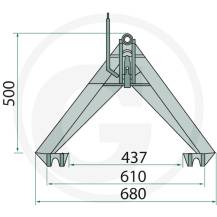 Obrázek k výrobku 31137 - Nosný trojůhelník