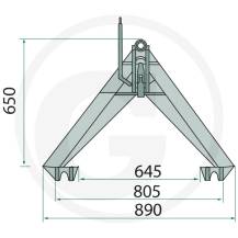 Obrázek k výrobku 29572 - Nosný trojúhelník