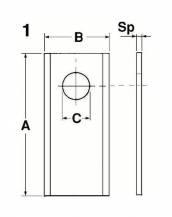 Obrázek k výrobku 1456 - nože rotorů