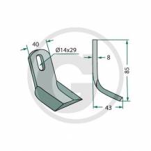 Obrázek k výrobku 31712 - Nůž mulčovače