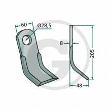 Obrázek k výrobku 31974 - Nůž mulčovače