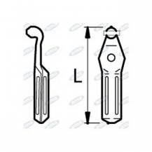 Obrázek k výrobku 43754 - NŮŽ ROTAVÁTORU 215 MM LEVÝ