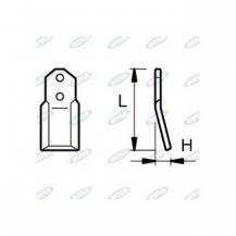 Obrázek k výrobku 43732 - NŮŽ ROTAVÁTORU 30 x 170 MM