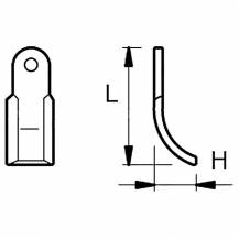 Obrázek k výrobku 42480 - Nůž Y 80x200 mm