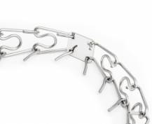 Obrázek k výrobku 129738 - Obojek s ostny, kov. přezka, plíšek, 60 cm, nerez