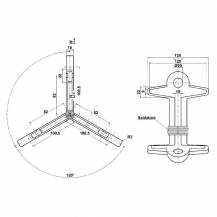 Obrázek k výrobku 11903 - OCELOVÝ TRIDENT PRO BRÁNY HOWARD