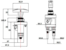 Obrázek k výrobku 62896 - odpojovač baterie 48V, 300A