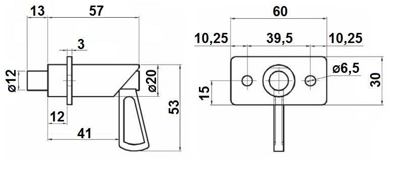 Specifikace - Odpružená západka horizontální deskou
