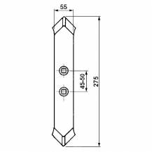Obrázek k výrobku 49806 - Otočná radlička 55x15 mm