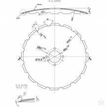 Obrázek k výrobku 79913 - Ozubený disk