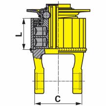 Obrázek k výrobku 70579 - Palcová spojka W2100, K 31 B, 1 3/8"