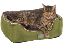 Obrázek k výrobku 126197 - Pelíšek pro psy a kočky KERBL 81318 SAMUEL , 60x50x17cm, zelená