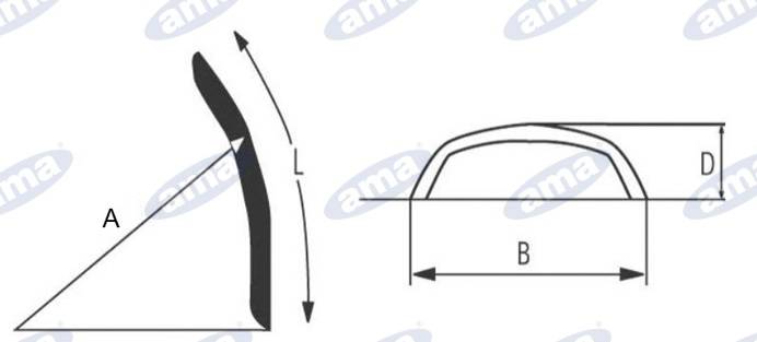 Obrázek k výrobku 66899 - Plastový blatník 700 mm
