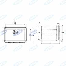 Obrázek k výrobku 62027 - PLASTOVÝ BOX NA NÁŘADÍ