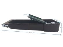 Obrázek k výrobku 125697 - Plastový košík do kukaně pro slepice GAUN 10137 s víkem