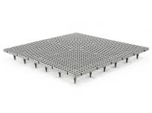 Obrázek k výrobku 125719 - Podlahový rošt CIMUKA PF-CH-G23-H11 - velikost otvorů 2,2 x 2,2 cm