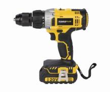 Obrázek k výrobku 16396 - Aku příklepový šroubovák / vrtačka 20V LI-ION 2BAT