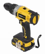 Obrázek k výrobku 53272 - POWX00445 - Aku příklepový šroubovák / vrtačka 20V LI-ION 2BAT