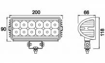 Obrázek k výrobku 59878 - Pracovní LED rampa 2700 LM