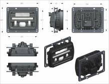 Obrázek k výrobku 62637 - Přední světlo LED 10-24V vhodné pro Fiat, Case-IN, CNH, New Holland