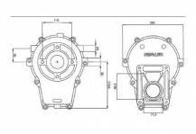 Obrázek k výrobku 22335 - Převodovka k hydraulickému čerpadlu GR. 2, 1:3,8, samice