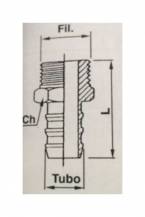 Obrázek k výrobku 58862 - přímá koncovka 1/2"-1/2"