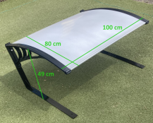 Obrázek k výrobku 62428 - Přístřešek pro AMA FREEMOW RBA 1200, 1500, 1601, 2000, 2001- (vyklápěcí)
