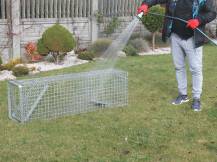 Obrázek k výrobku 125740 - Profesionální past na lišky, kuny, vydry a kočky TRAP H120x34x42