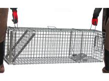 Obrázek k výrobku 125740 - Profesionální past na lišky, kuny, vydry a kočky TRAP H120x34x42