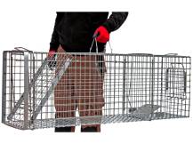 Obrázek k výrobku 125740 - Profesionální past na lišky, kuny, vydry a kočky TRAP H120x34x42