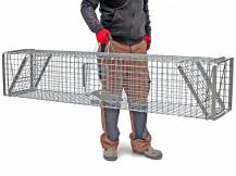 Obrázek k výrobku 120903 - Profesionální past na lišky, kuny, vydry a kočky TRAP H150x34x34V2