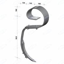 Obrázek k výrobku 61524 - Pružina GT N4 FC, bez zubu