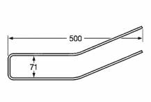 Obrázek k výrobku 57891 - Pružina nahrabovače, čechrače 71x500