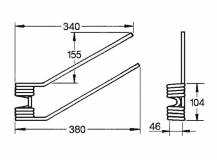 Obrázek k výrobku 57668 - Pružina obraceče 46x104x340/380 levá