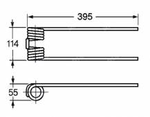 Obrázek k výrobku 57479 - Pružina obraceče 55x114x395