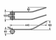 Obrázek k výrobku 60316 - Pružina obraceče 60x100x440