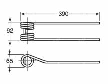 Obrázek k výrobku 57491 - Pružina obraceče 65x92x390